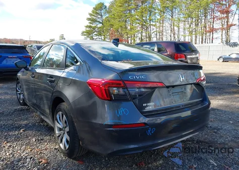 2023 Honda Civic Lx z USA, uszkodzony, nr VIN 2HGFE2F21PH562657